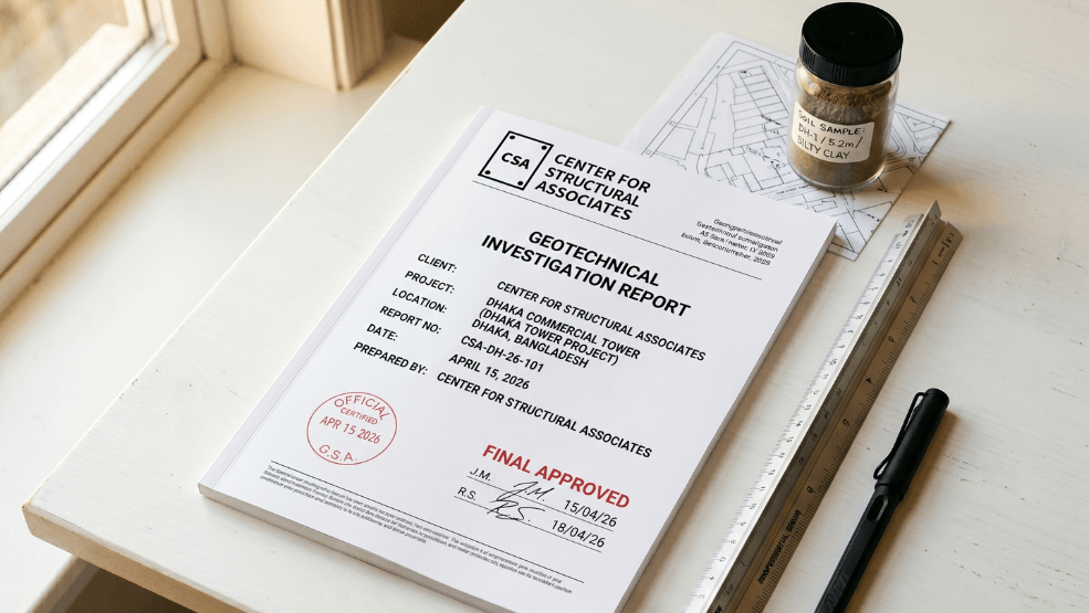 Soil test report