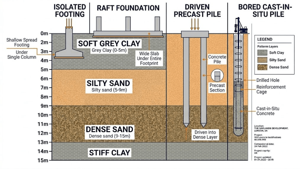 Foundation Types Comparison